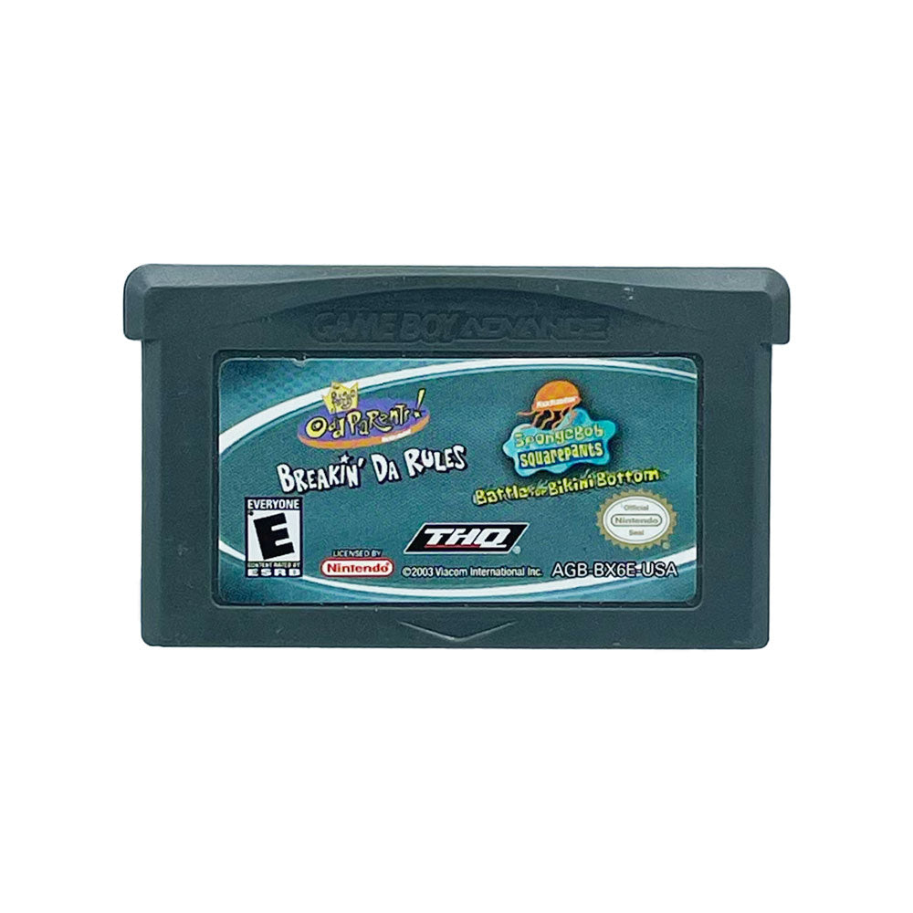 DOUBLE PACK - BREAK'N DA RULES AND BATTLE FOR BIKINI BOTTOM - GBA