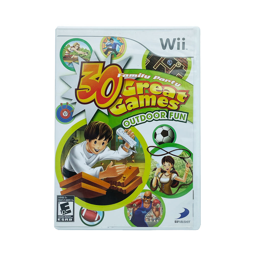 FAMILY PARTY 30 GREAT GAMES OUTDOOR FUN | Wii
