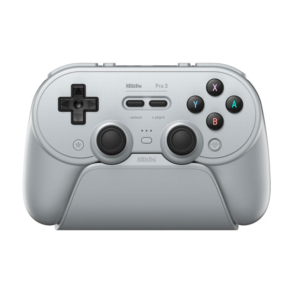 8BITDO PRO 3 BLUETOOTH GAMEPAD CONTROLLER | GREY