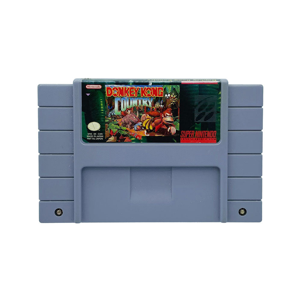 DONKEY KONG COUNTRY - LABEL WEAR - SNES