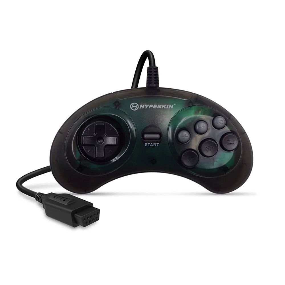 GN6 SEGA GENESIS CONTROLLER - BLACK