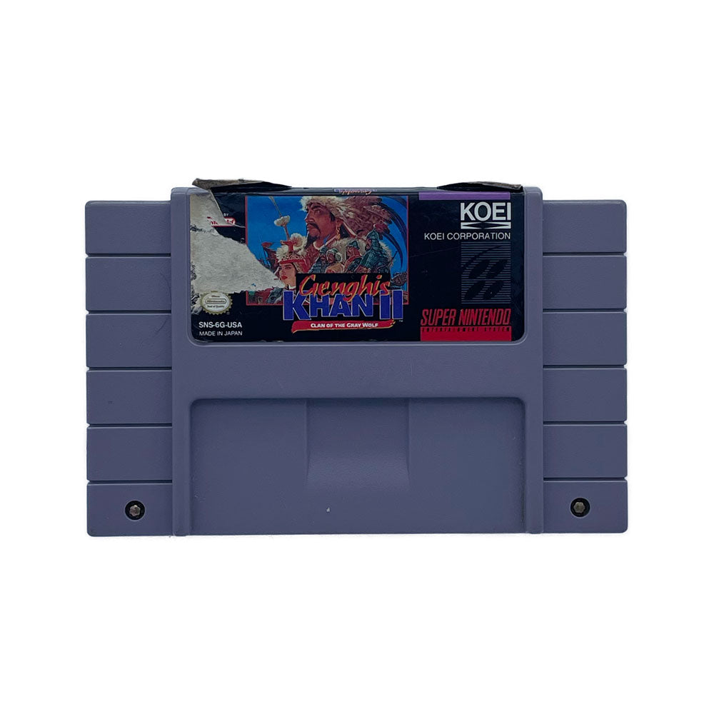 GENGHIS KHAN II | LABEL WEAR | SNES