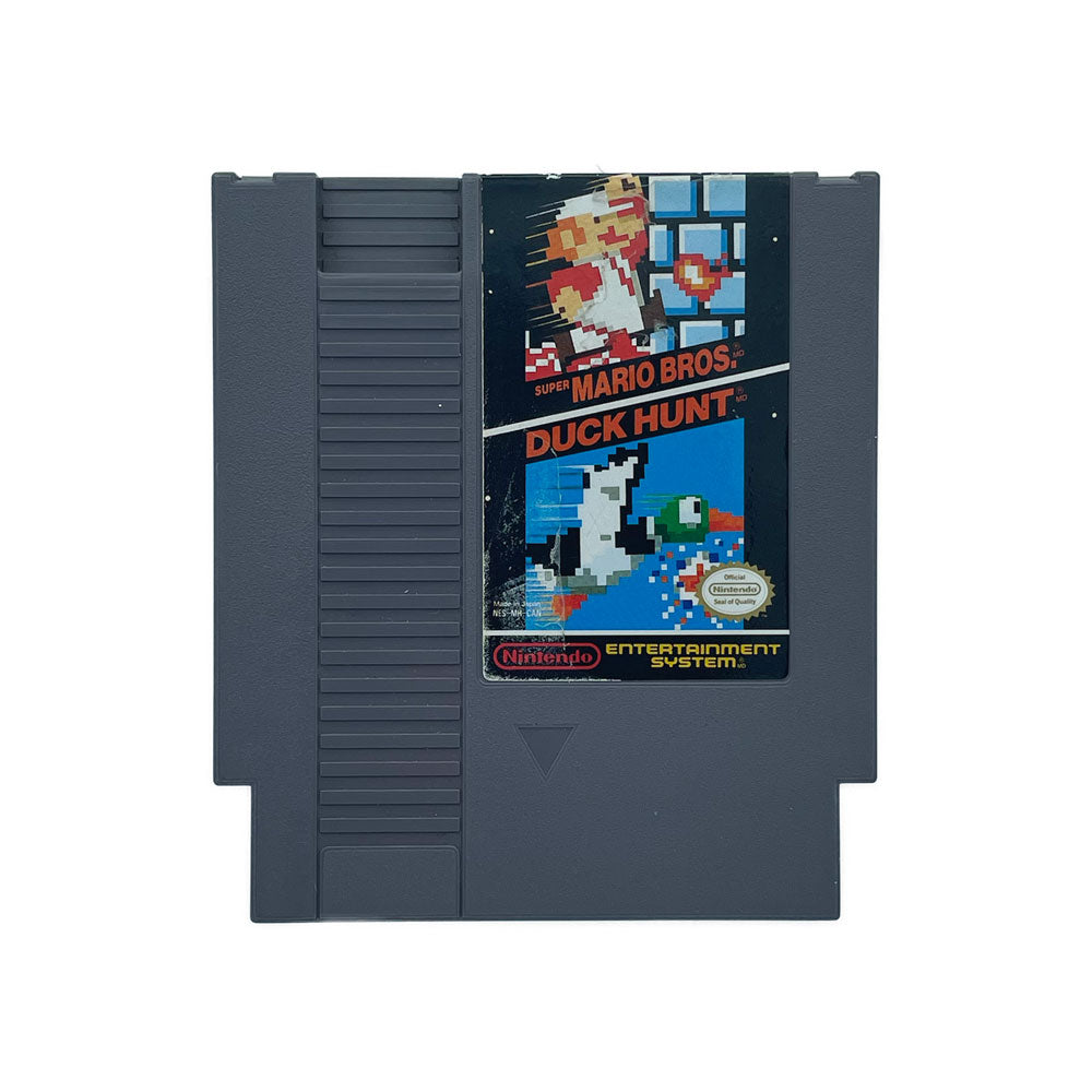 MARIO BROS & DUCK HUNT | LABEL WEAR | NES