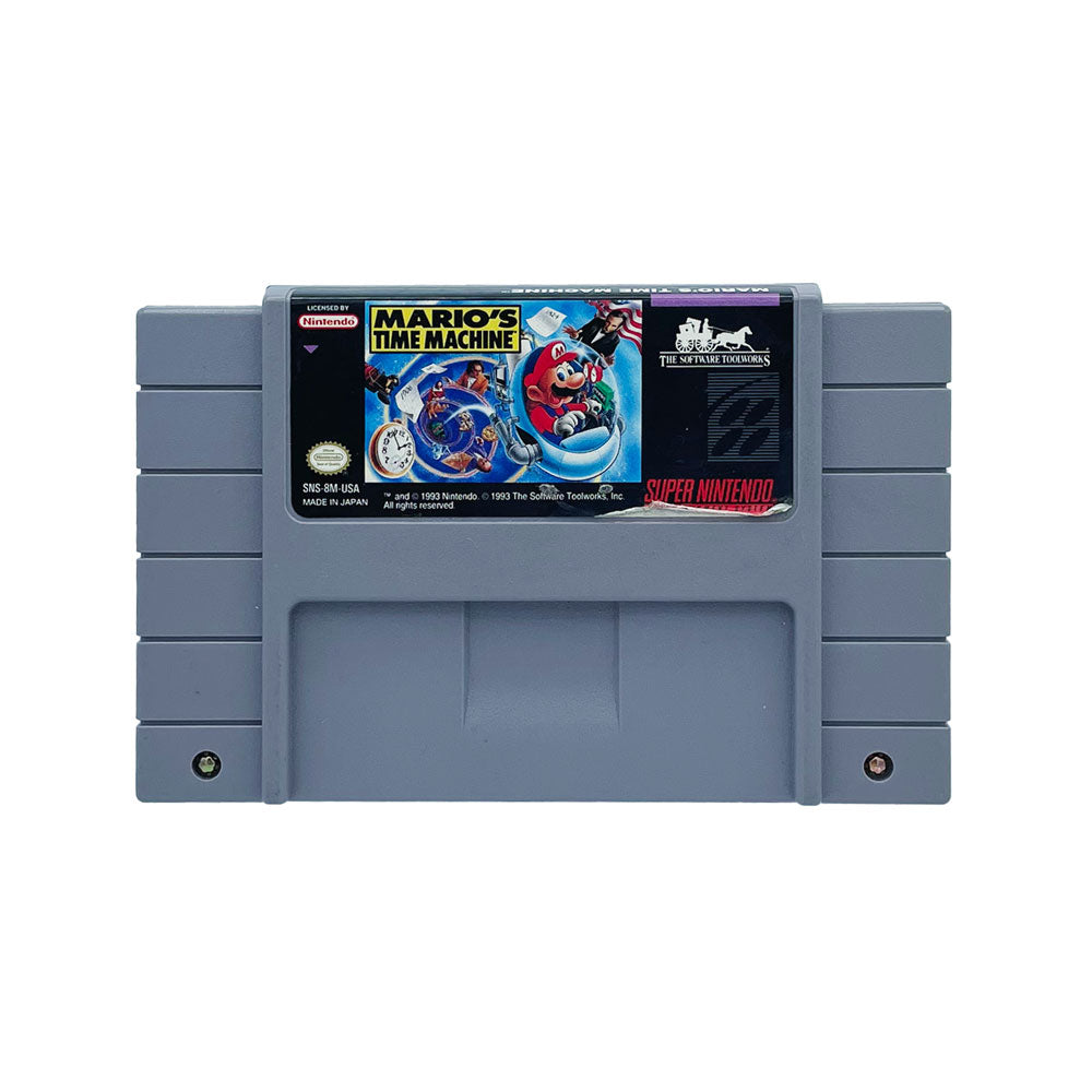 MARIO'S TIME MACHINE - SNES