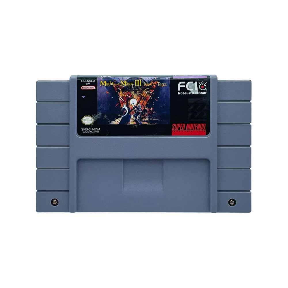 MIGHT AND MAGIC III ISLE OF TERRA - SNES
