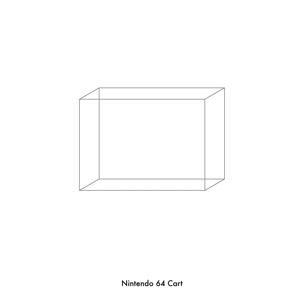 NINTENDO 64 CART PLASTIC PROTECTOR