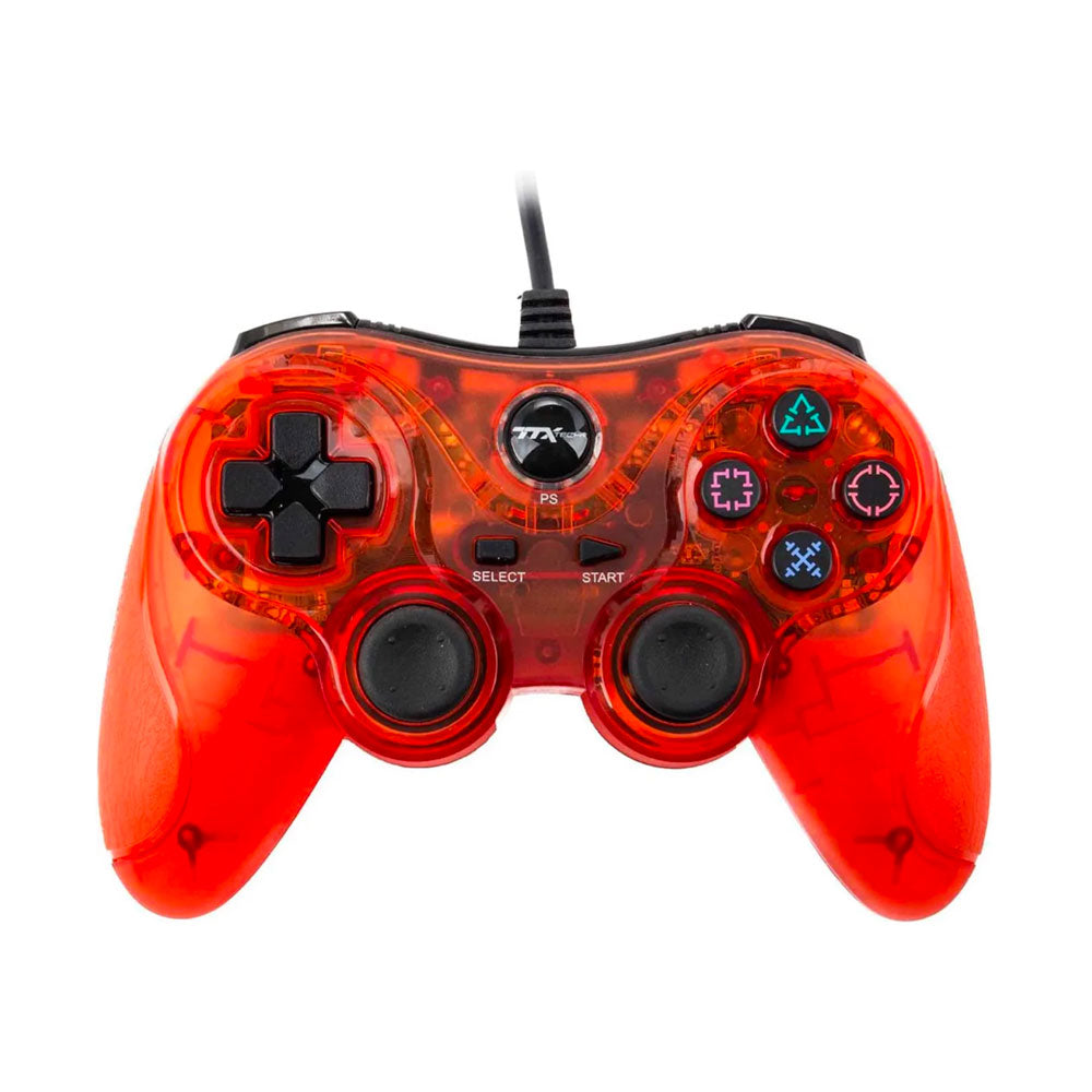 PLAYSTATION 2 WIRED CONTROLLER | RED | TTX