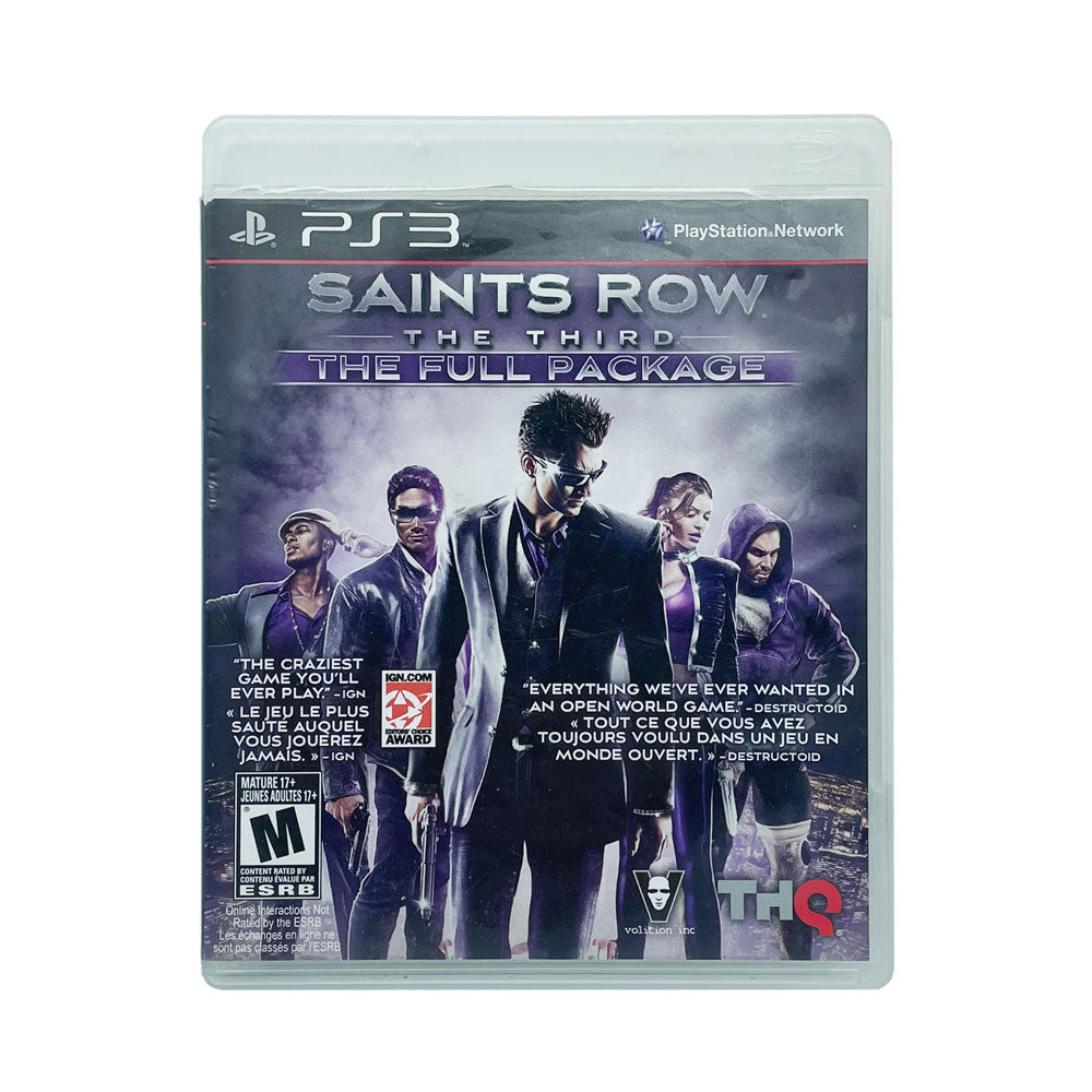 SAINTS ROW THE THIRD THE FULL PACKAGE - PS3