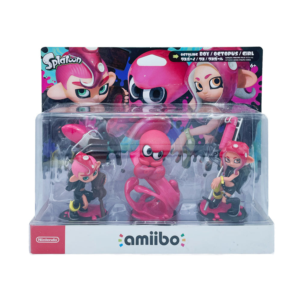 SPLATOON 3 PACK OCTOLING BOY/OCTOPUS/GIRL | AMIIBO