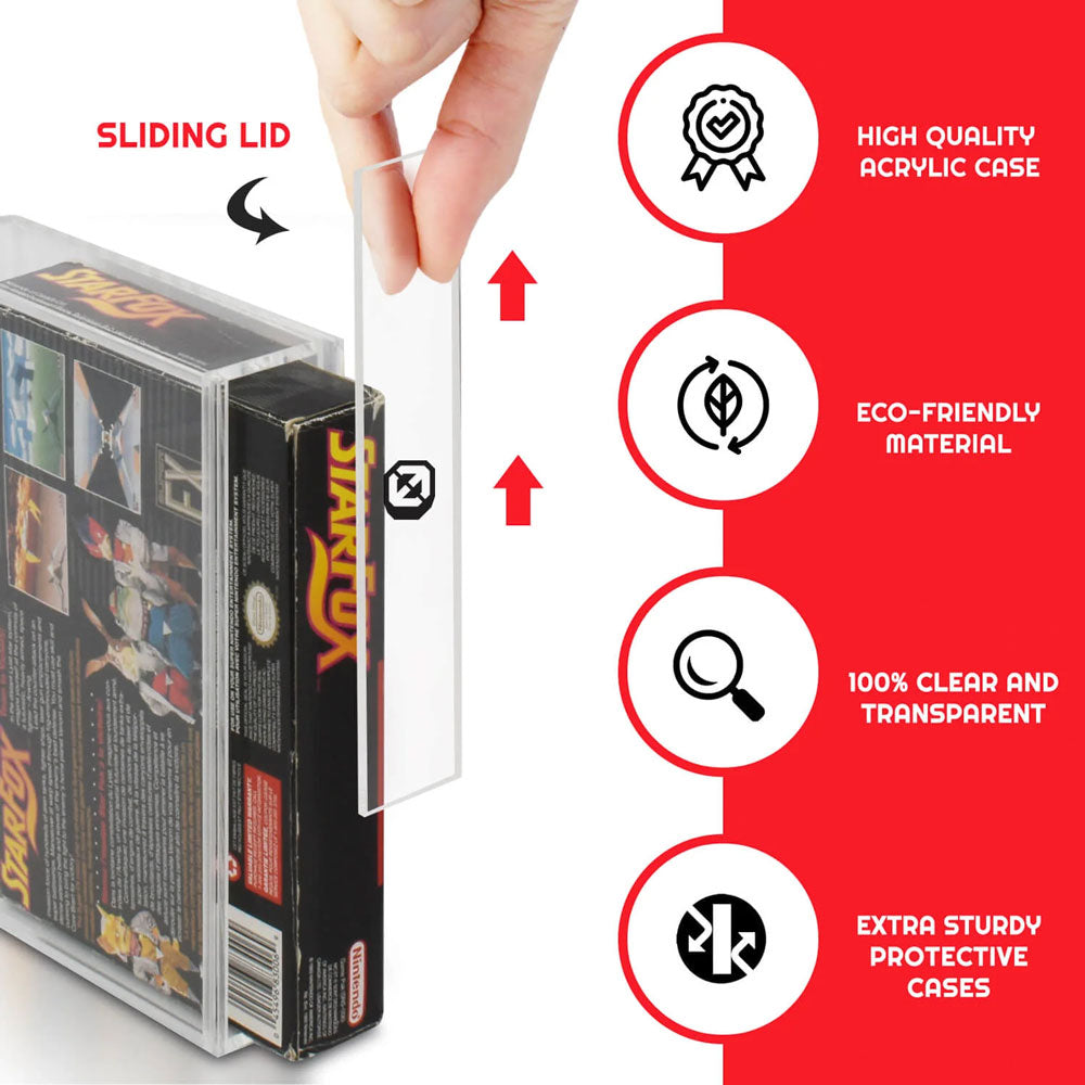 ACRYLIC CASE FOR SNES/64 BOXED GAMES