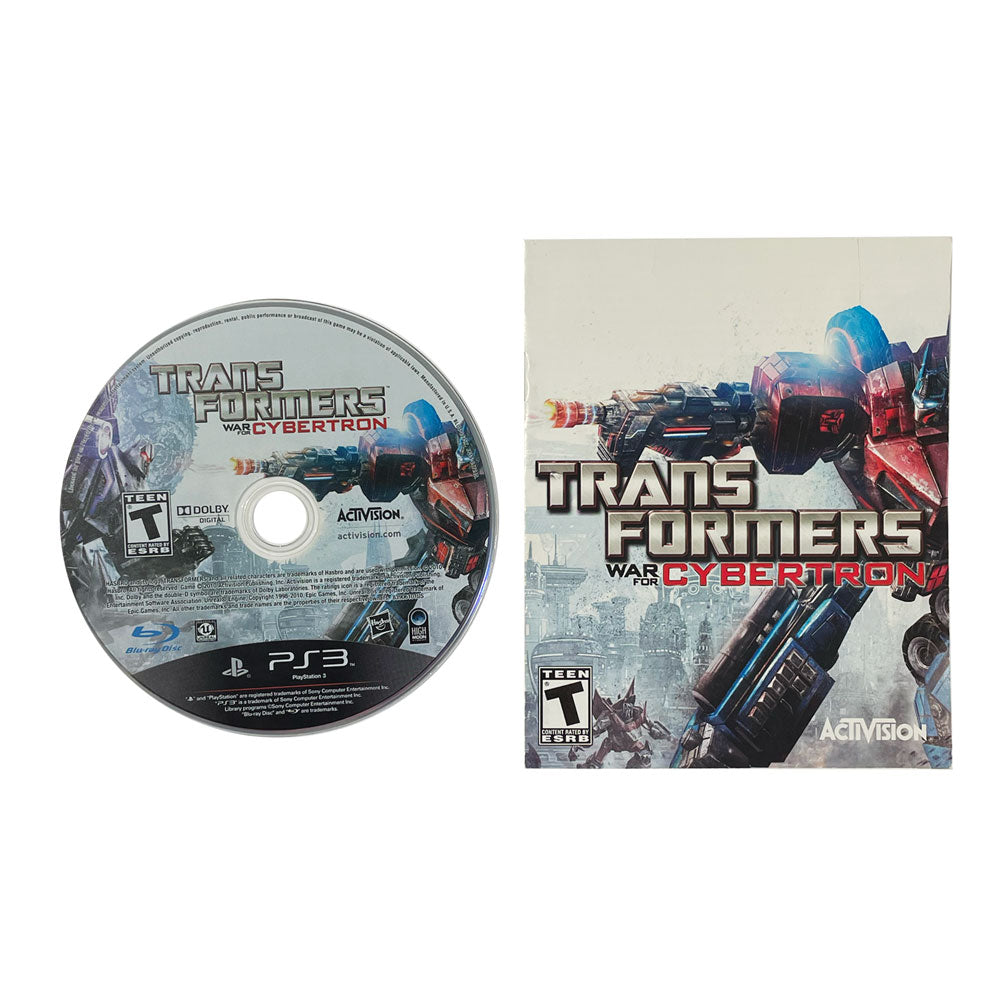 TRANSFORMERS WAR FOR CYBERTRON | DISC & MANUAL ONLY | PS3