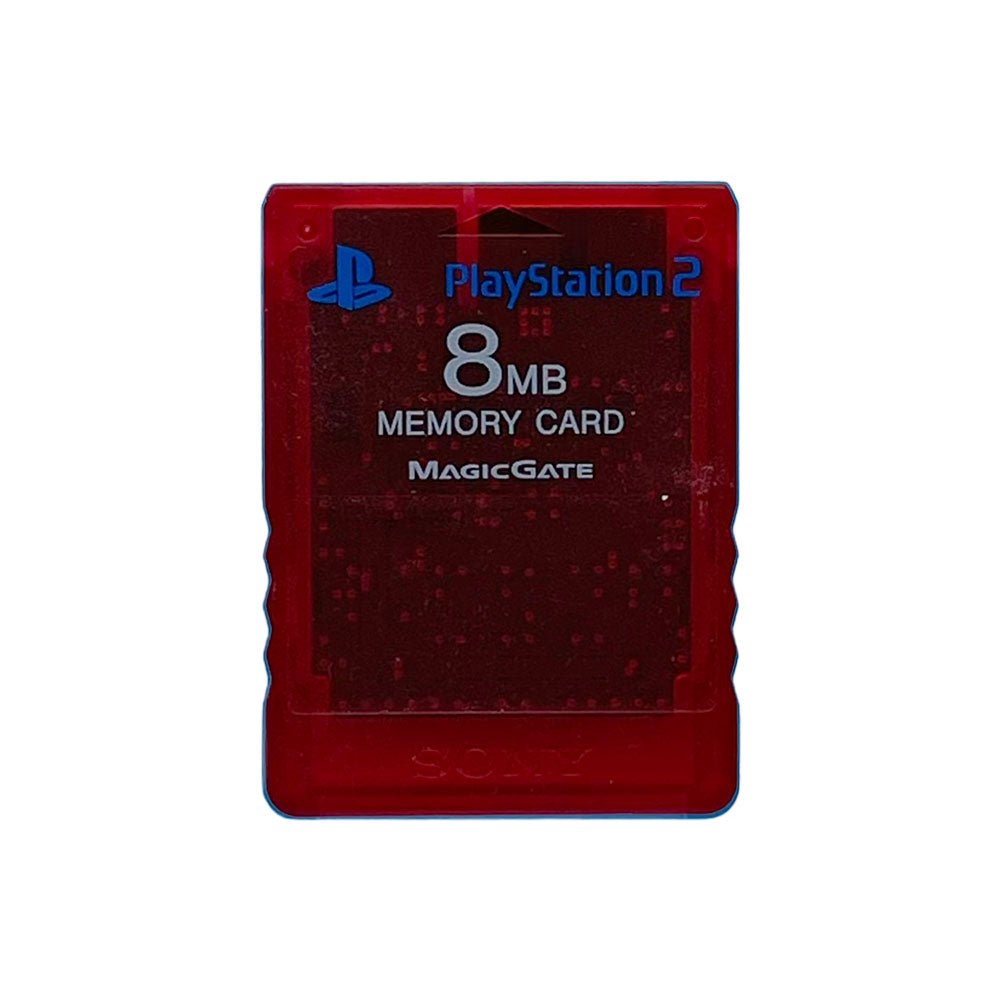 SONY MEMORY CARD FOR PS2 RED