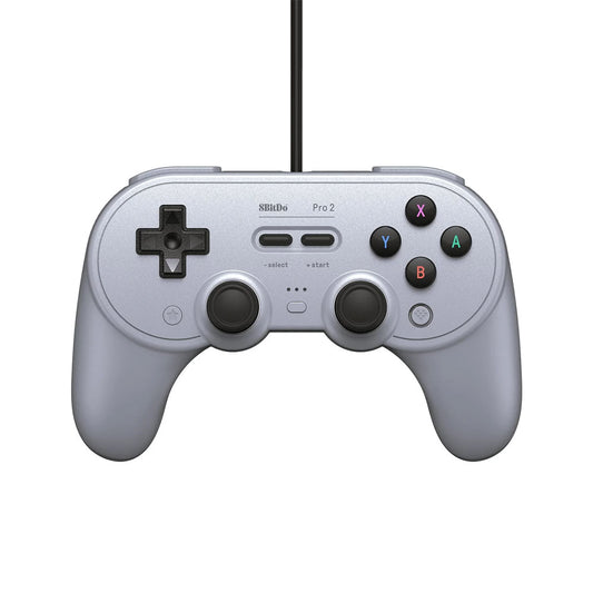 8BITDO WIRED PRO 2 GAMEPAD (GREY)
