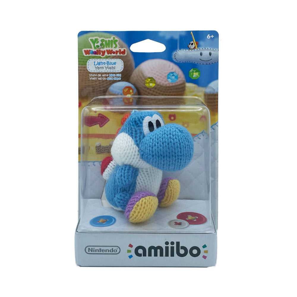 LIGHT BLUE YARN YOSHI | AMIIBO