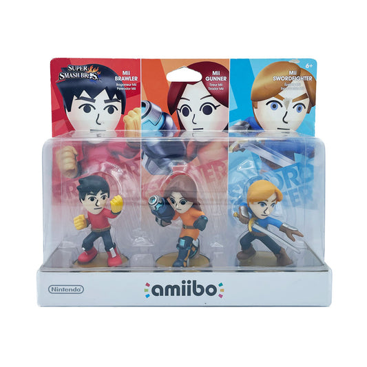 Mii BRAWLER, GUNNER & SWORDFIGHTER  | AMIIBO