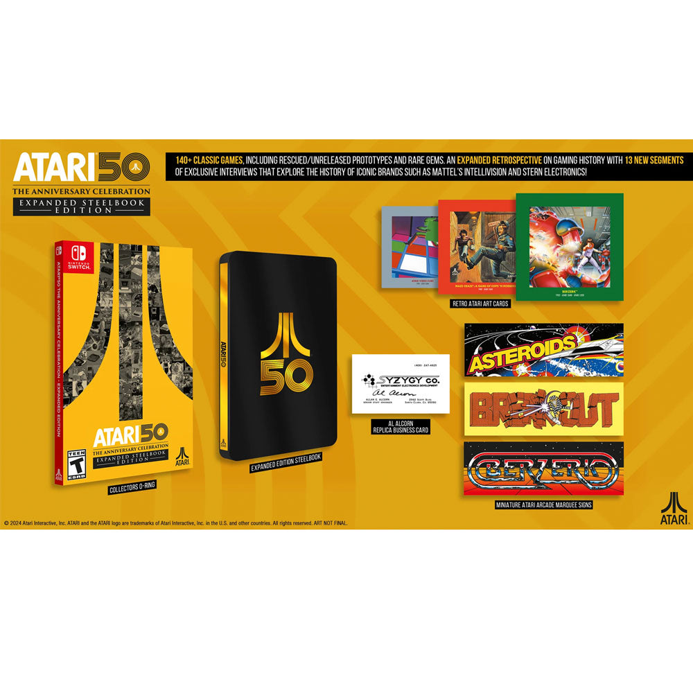 ATARI 50 EXPANDED STEELBOOK | NSW