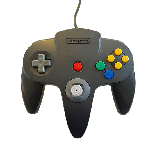NINTENDO 64 CONTROLLER - BLACK