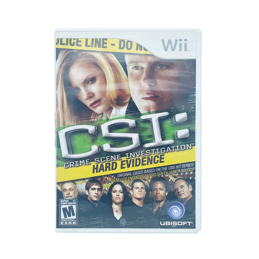 CSI CRIME SCENE INVESTIGATION HARD EVIDENCE - Wii