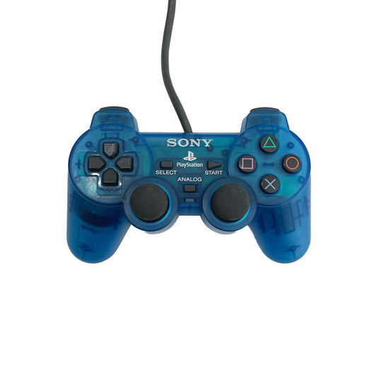 PS1 DUALSHOCK CONTROLLER | CLEAR BLUE