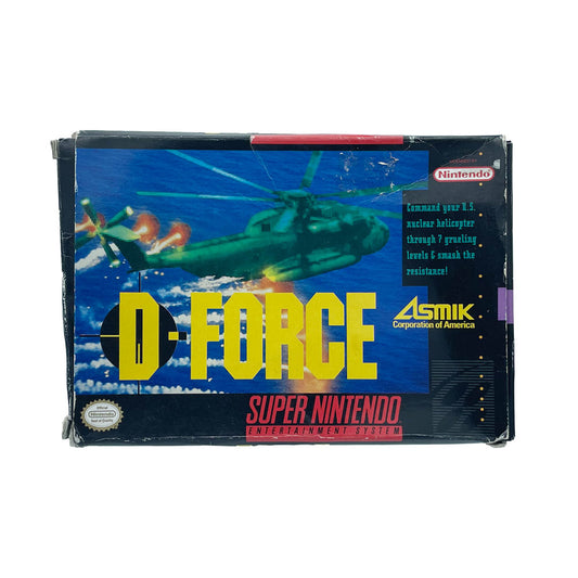 D-FORCE - BOXED - SNES