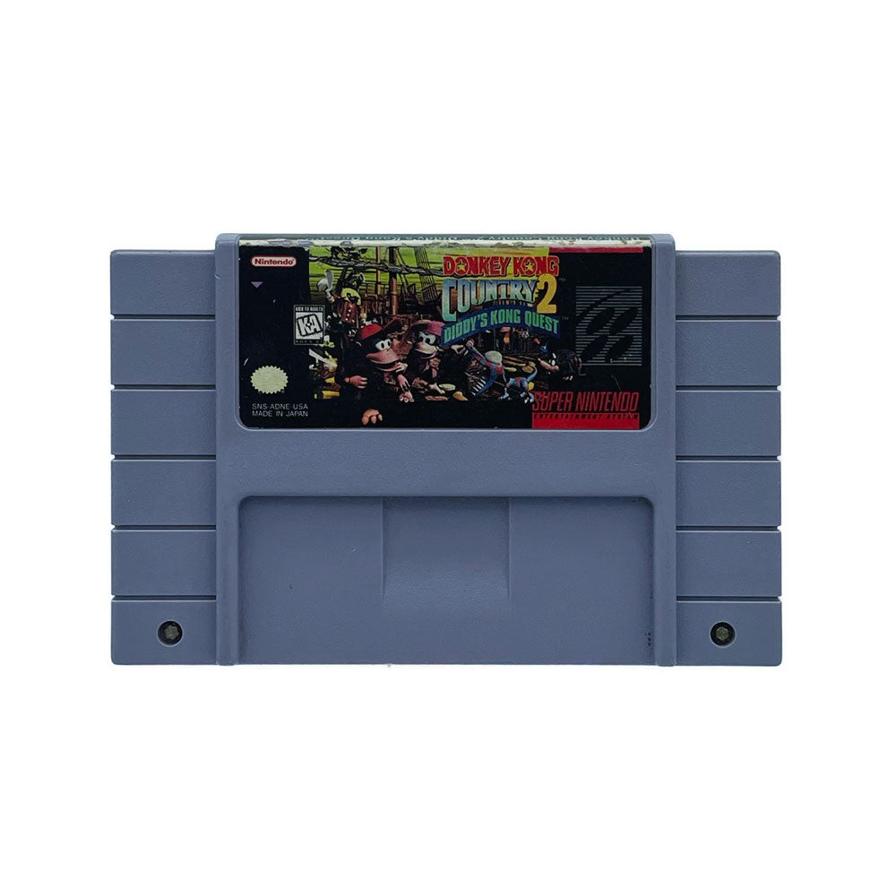 DONKEY KONG COUNTRY 2 | LABEL WEAR | SNES