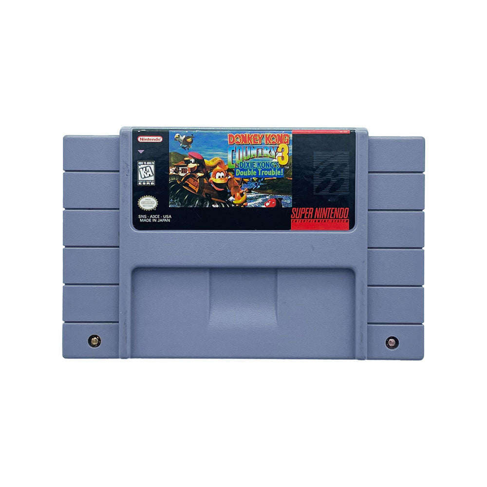 DONKEY KONG COUNTRY 3 DIXIE KONG'S DOUBLE TROUBLE - SNES