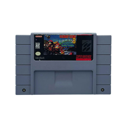 DONKEY KONG COUNTRY 3 DIXIE KONG'S DOUBLE TROUBLE | LABEL WEAR | SNES