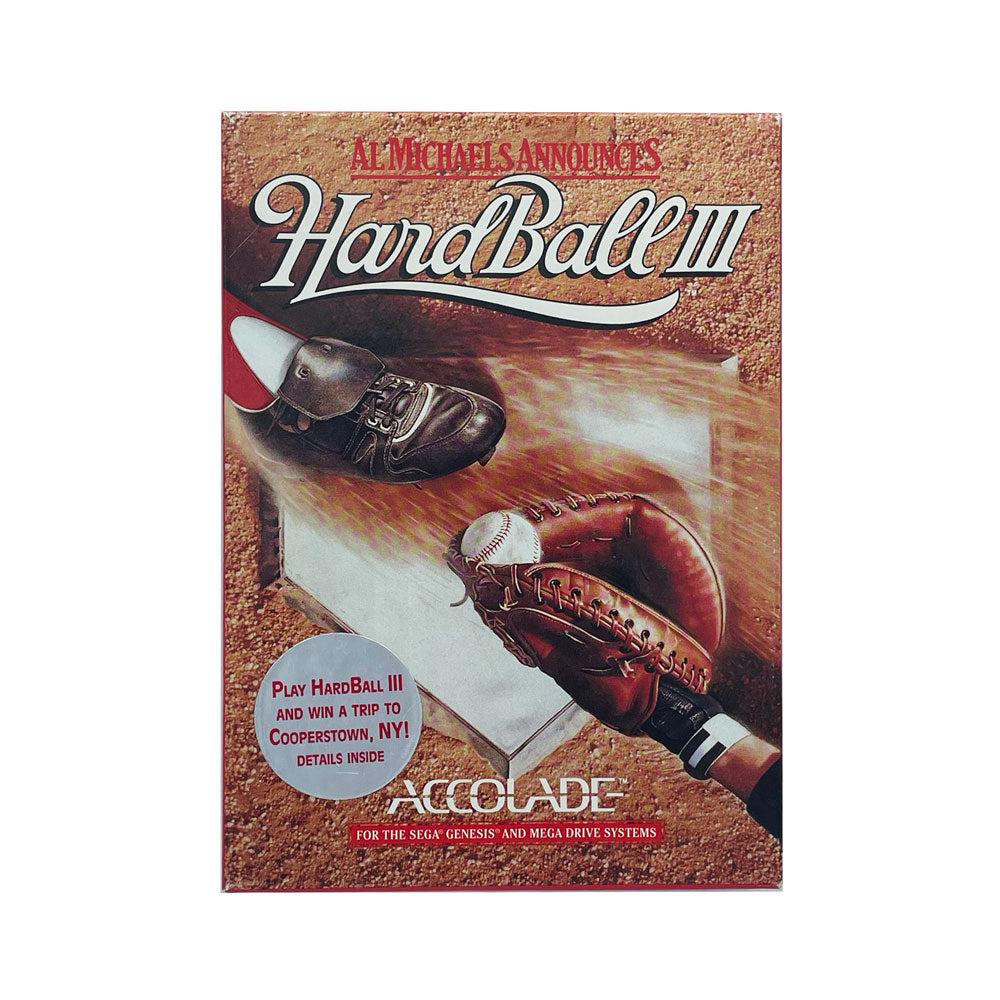 HARDBALL III | CARDBOARD CASE | SEGA GENESIS