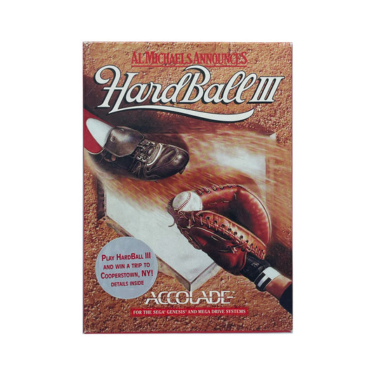 HARDBALL III | CARDBOARD CASE | SEGA GENESIS