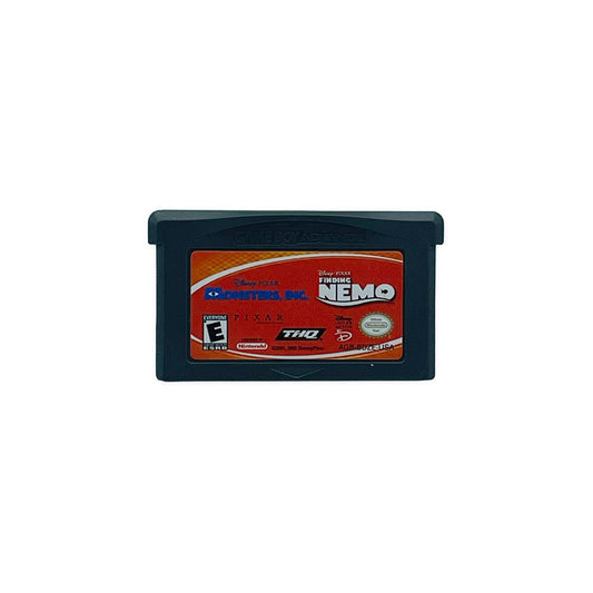 MONSTERS INC & FINDING NEMO TWO PACK  | GBA
