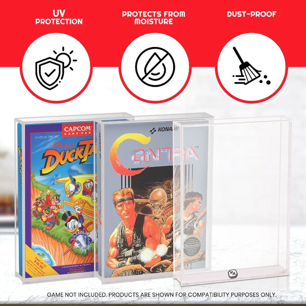 ACRYLIC CASE FOR NES BOXED GAMES