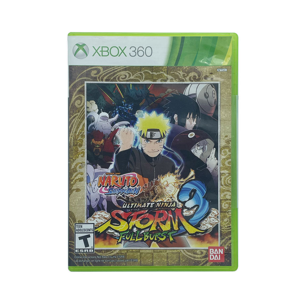NARUTO SHIPPUDEN ULTIMATE NINJA STORM 3 FULL BURST | SOME WEAR | NO MANUAL | 360