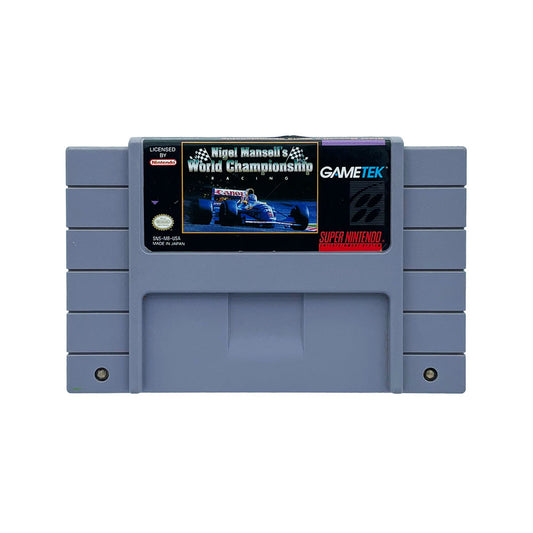 NIGEL MANSELL'S WORLD CHAMPIONSHIP - SNES