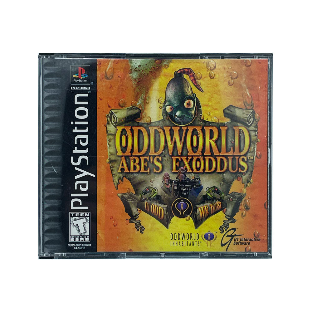 ODDWORLD ABE'S EXODDUS | NO MANUAL | PS1