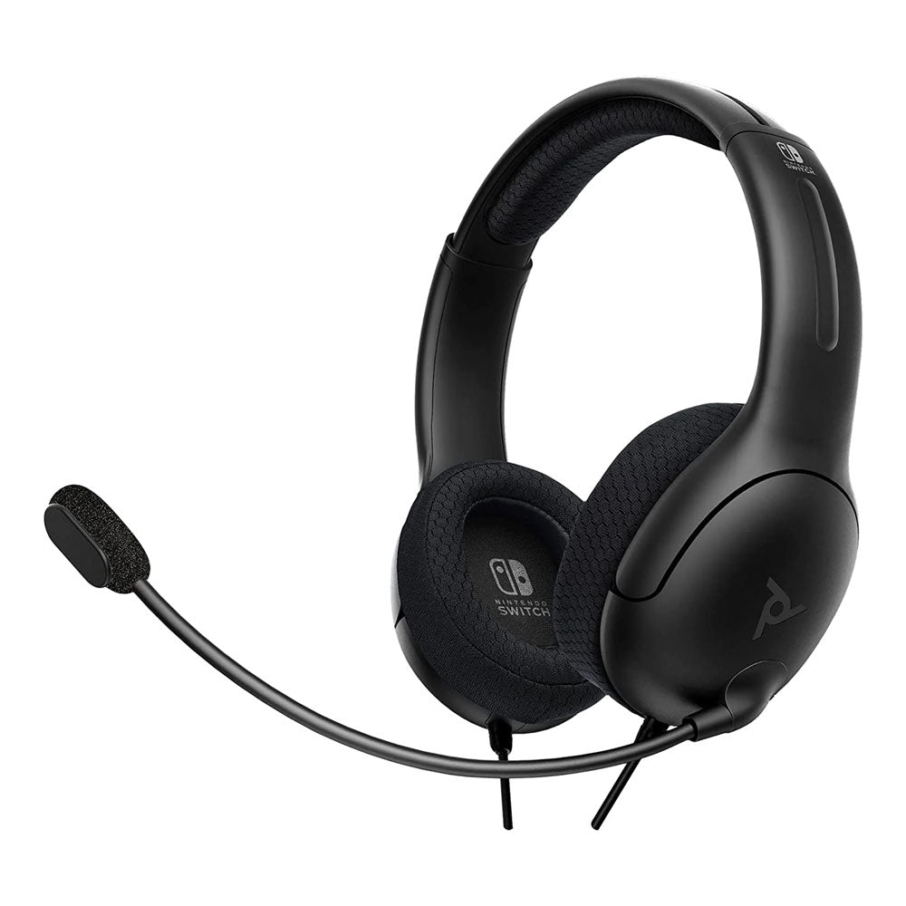 PDP GAMING LVL40 WIRED STEREO GAMING HEADSET WITH NOISE CANCELLING MICROPHONE: BLACK - SWITCH