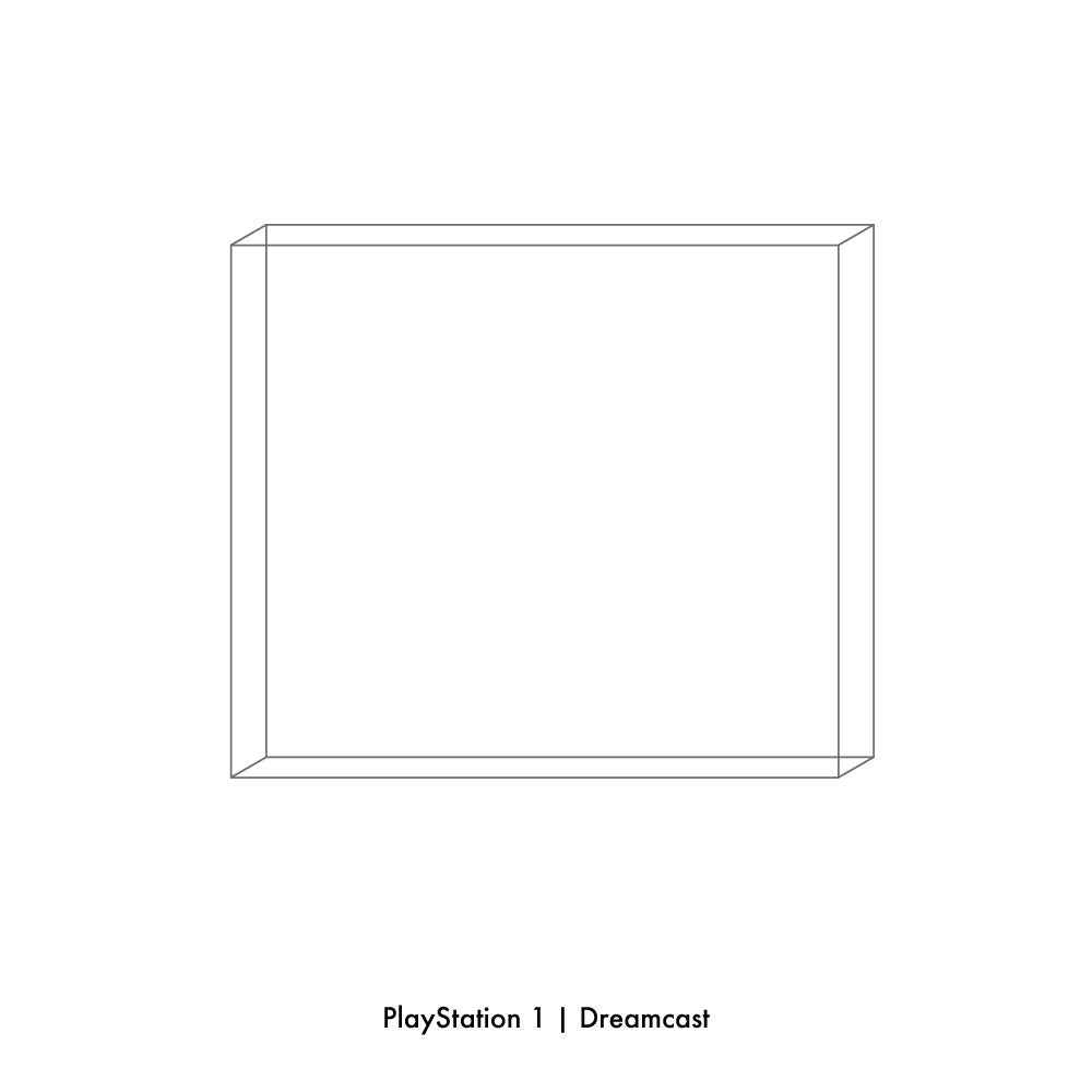 PLAYSTATION 1 GAME BOX (JEWEL CASE) PLASTIC PROTECTOR