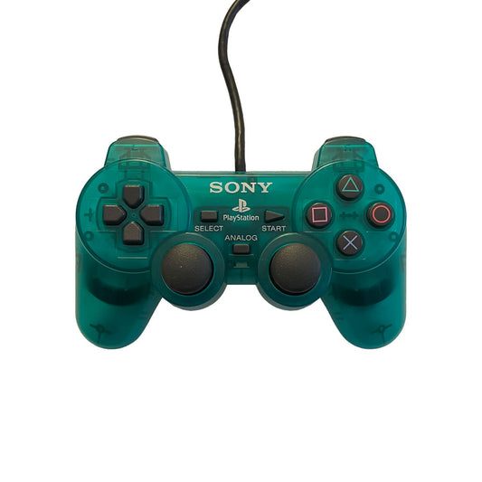 PS2 DUALSHOCK CONTROLLER - CLEAR GREEN