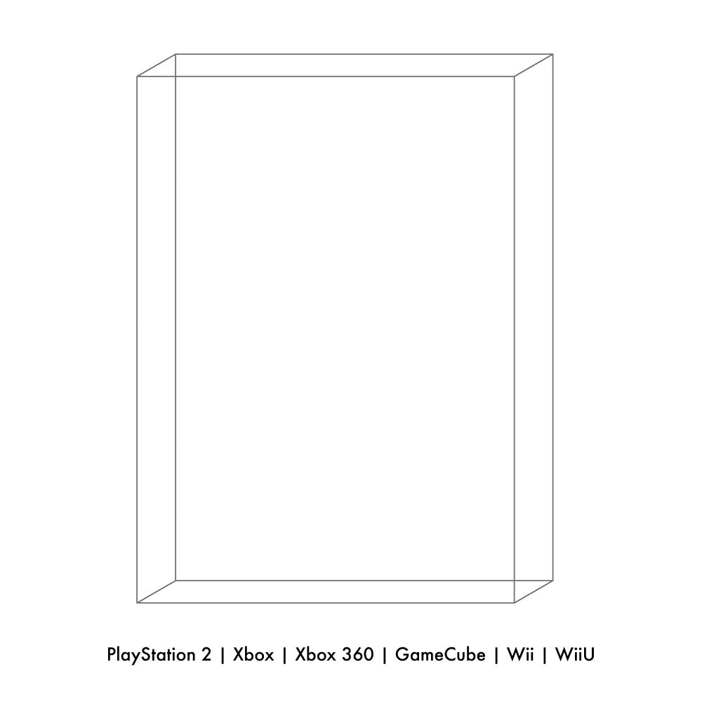 PLAYSTATION 2 (DVD) GAME BOX PLASTIC PROTECTOR