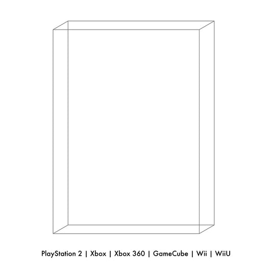 PLAYSTATION 2 (DVD) GAME BOX PLASTIC PROTECTOR