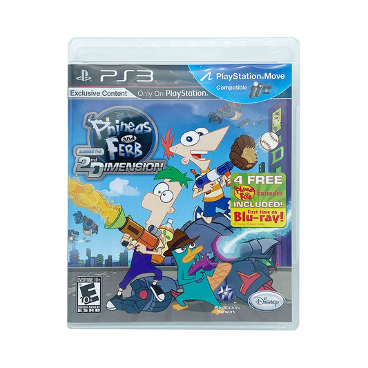 PHINEAS AND FERB ACROSS THE 2ND DIMENSION - PS3