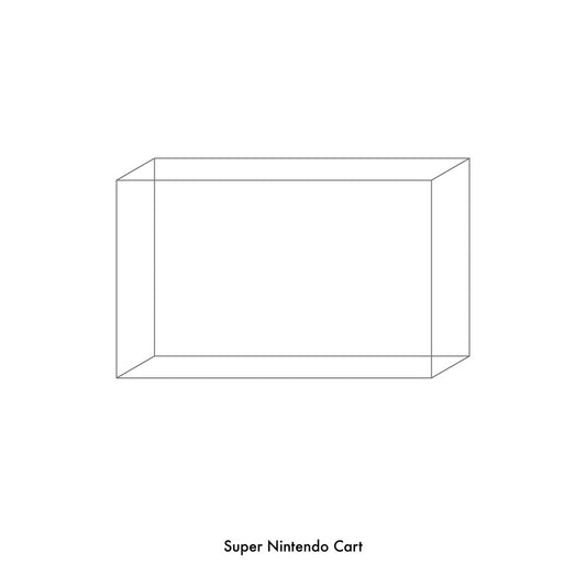SUPER NINTENDO CART PLASTIC PROTECTOR