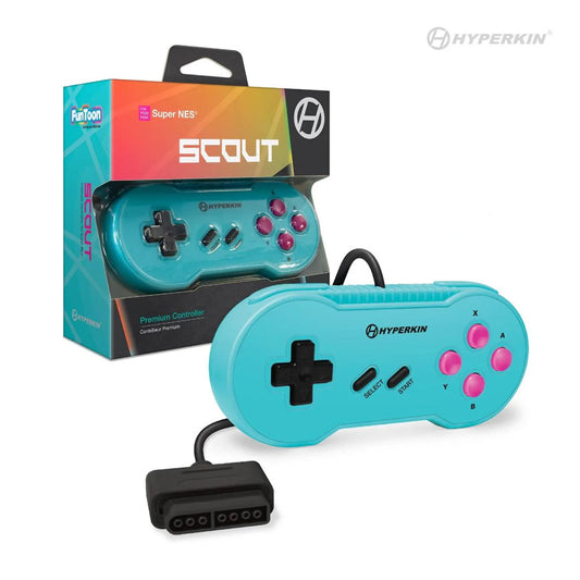 HYPERKIN SCOUT PREMIUM CONTROLLER FOR SUPER NES® | HYPERBEACH EDITION