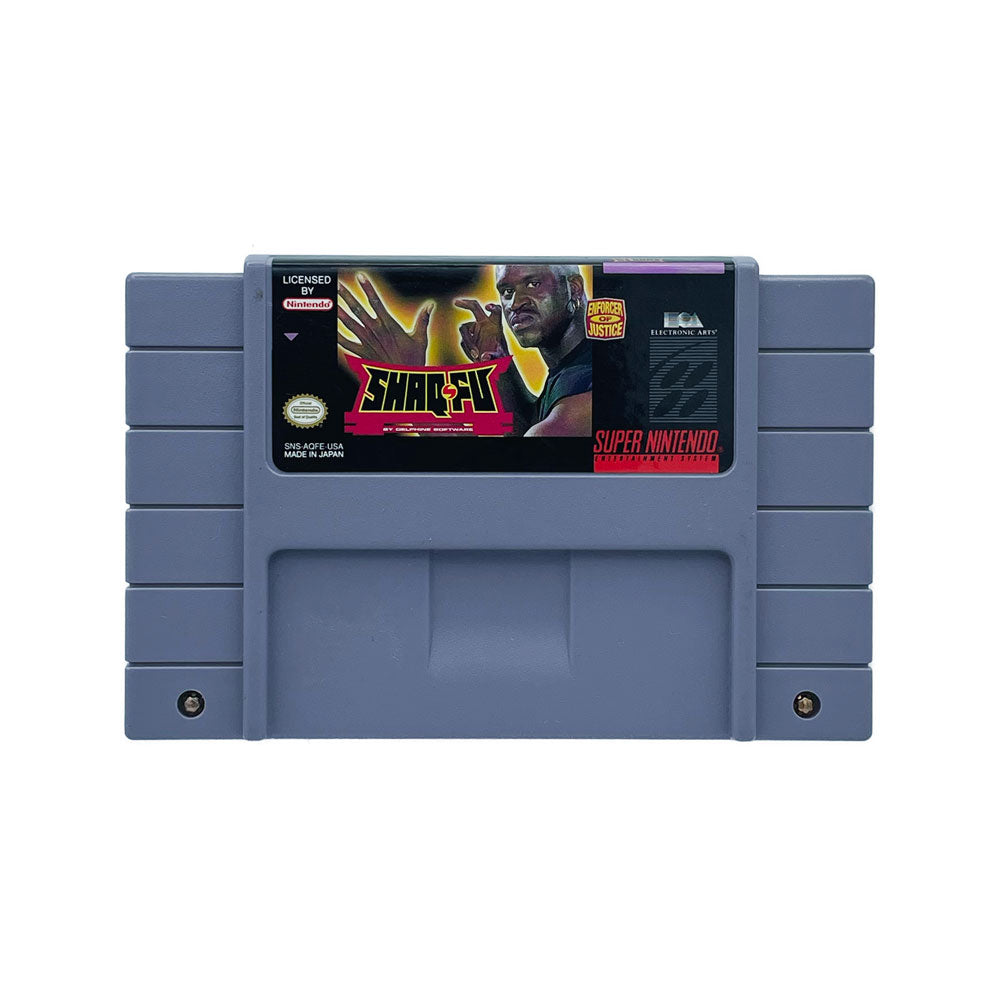 SHAQ FU | LABEL WEAR | SNES