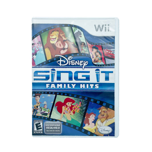 DISNEY SING IT FAMILY HITS - Wii