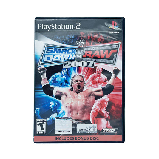 WWE SMACK DOWN VS RAW 2007 - PS2