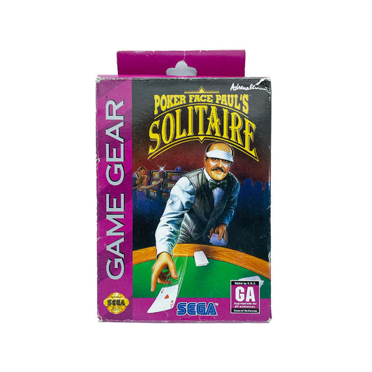 POKER FACE PAUL'S SOLITAIRE - GAME GEAR