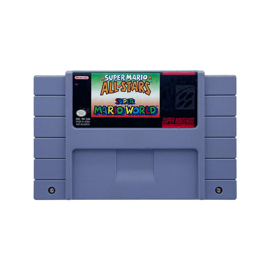 SUPER MARIO ALL STARS AND SUPER MARIO WORLD - SNES