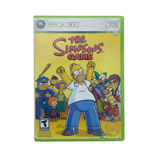 THE SIMPSONS GAME | COVER WEAR | NO MANUAL | 360