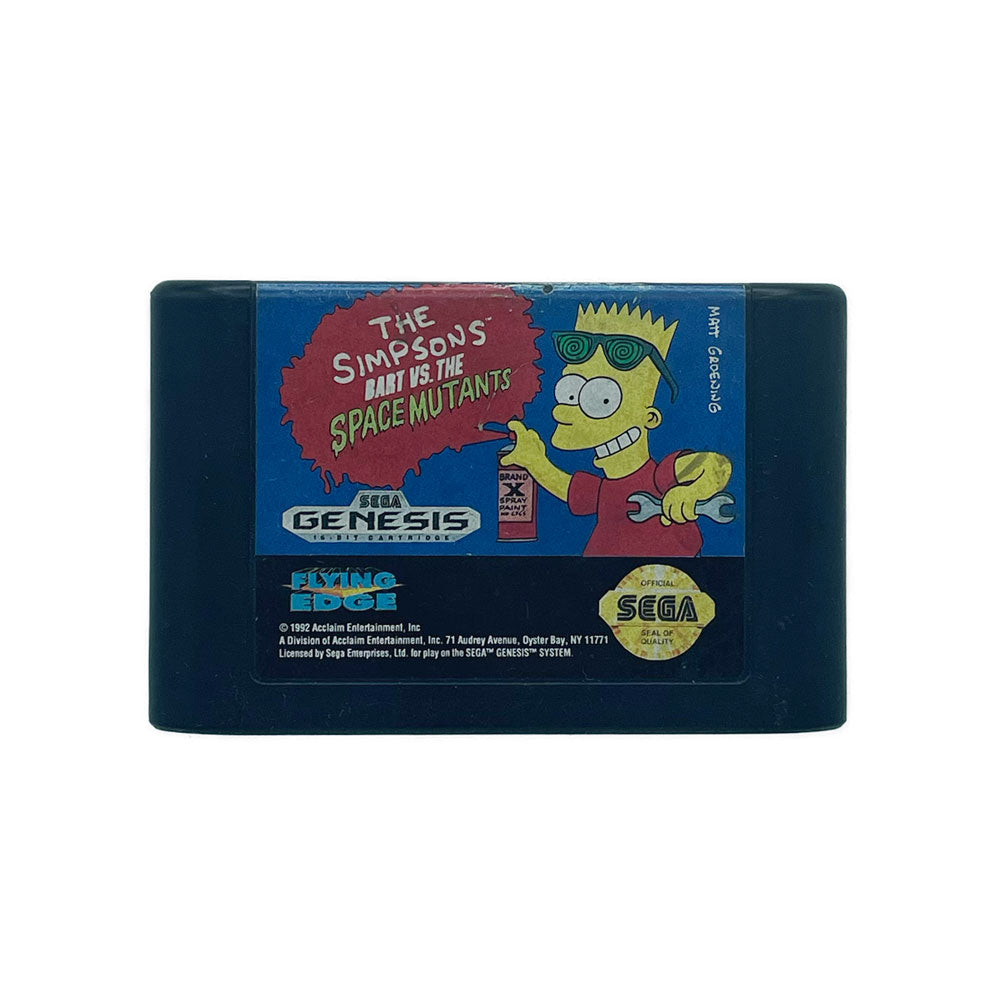 THE SIMPSONS BART VS THE SPACE MUTANTS | CART ONLY | SG