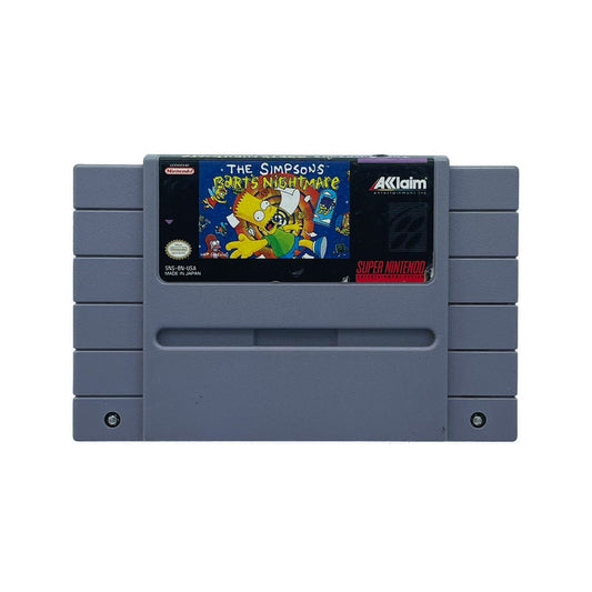 THE SIMPSON'S BART'S NIGHTMARE | SNES